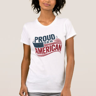 Camiseta Orgulhoso De Ser Americano