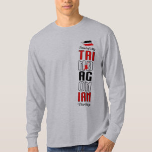 Camiseta Orgulhoso de ser de herança Trinbagoniana