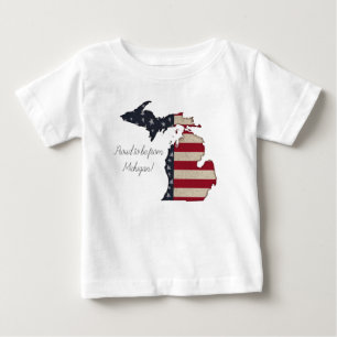 Camiseta Orgulhoso De Ser De Michigan   Patriótico
