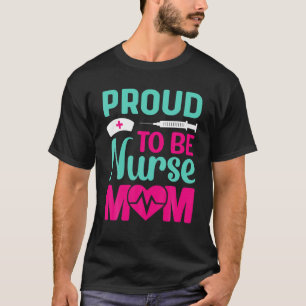 Camiseta Orgulhoso De Ser Enfermeira Mamãe Engraçada E Mãe
