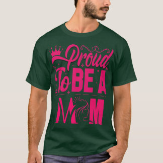 Camiseta orgulhoso de ser mãe, esposa ou avó orgulhosa, mãe