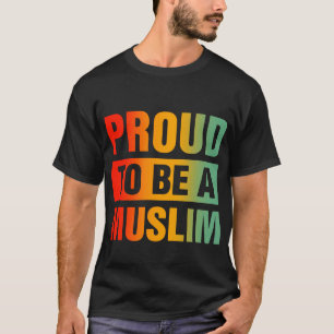 Camiseta Orgulhoso de ser muçulmano