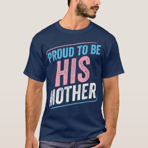 Camiseta Orgulhoso de ser sua mãe transgénero transgénero L