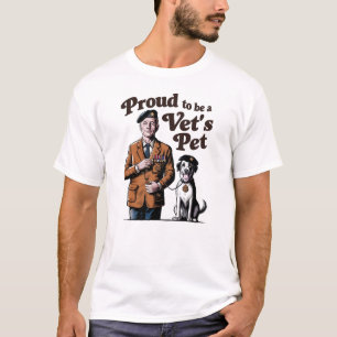 Camiseta Orgulhoso de ser um animal de estimação