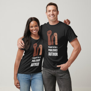 Camiseta ORGULHOSO DE SER UM Autor Negro de Melanina PUBLIC