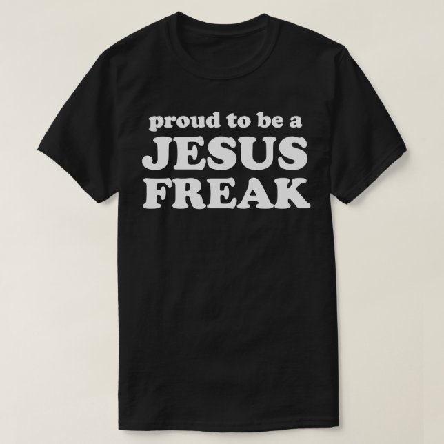 Camiseta Orgulhoso de ser um louco por Jesus (Frente do Design)