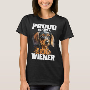 Camiseta Orgulhoso De Ter Um Pequeno Vime - Cão De Pet Dach