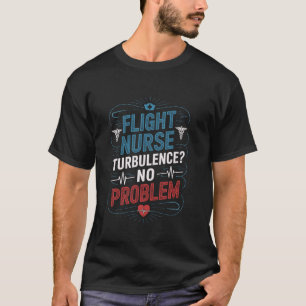 Camiseta Orgulhoso Design de Enfermeira de Voo para Enferme
