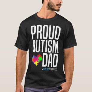 Camiseta Orgulhoso do Autismo Pai Orgulhoso do Autismo Cons