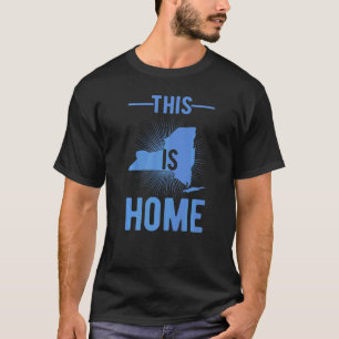 Camiseta Orgulhoso Estado Fã Dos Eua Este É O Mapa Doméstic