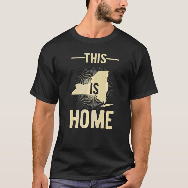 Camiseta Orgulhoso Estado Fã Dos Eua Este É O Mapa Doméstic (Frente)