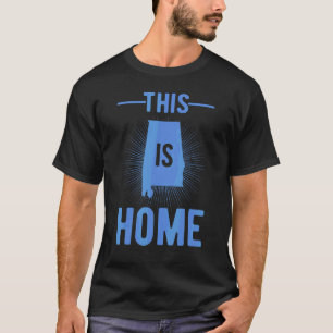 Camiseta Orgulhoso Estado Fã Dos Eua Isto É O Home Map Alab
