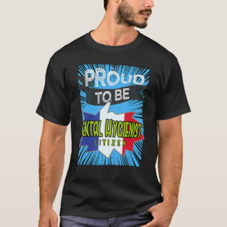 Camiseta Orgulhoso estatístico cidadão Profissão trabalhou