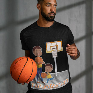 Camiseta Orgulhoso estilo masculino/adolescente do Big Bro 