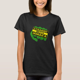 Camiseta Orgulhoso & Forte Soco de Punho Jamaicano Cores da