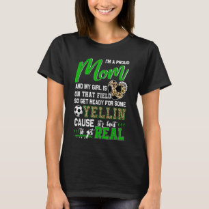 Camiseta Orgulhoso Futebol da família do futebol