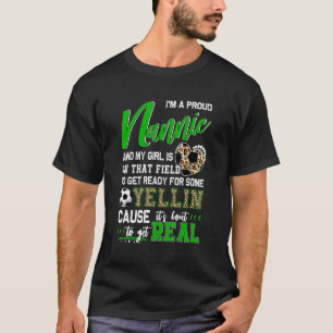 Camiseta Orgulhoso Futebol Nannie Soccer Family Matando