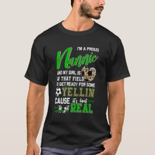 Camiseta Orgulhoso Futebol Nannie Soccer Family Matando