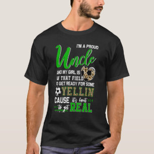 Camiseta Orgulhoso Futebol Tio Soccer Familiar Corresponden