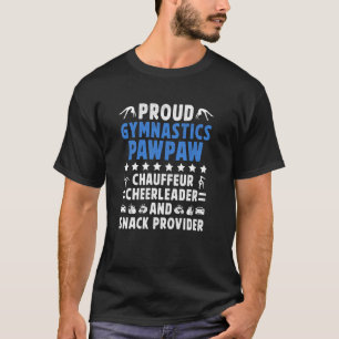 Camiseta Orgulhoso Ginástica Papaia De Um Ginasta Papaia Av