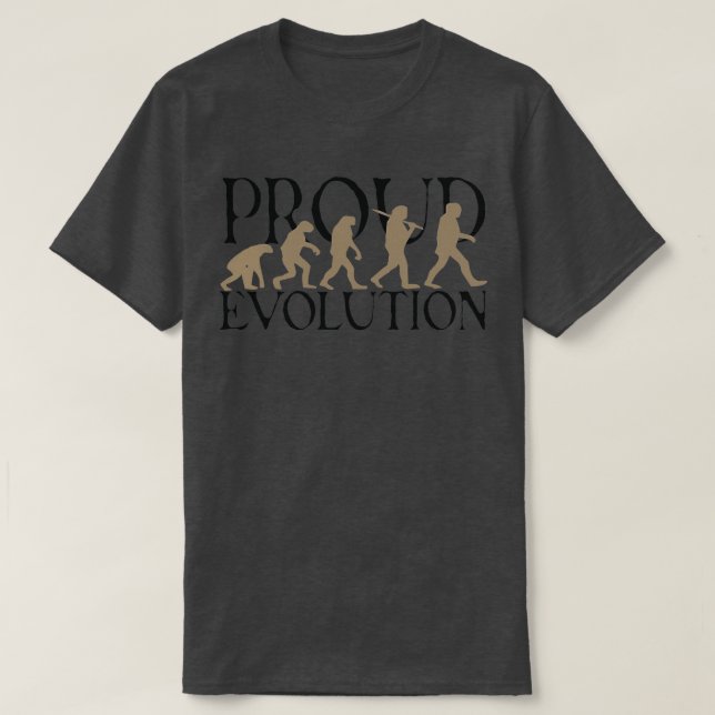 Camiseta Orgulhoso Homem Evolutivo (Frente do Design)