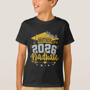 Camiseta Orgulhoso Irmão De Um Graduado De 2026 Graduado Se