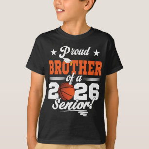Camiseta Orgulhoso Irmão De Um Graduado Senior Sketll 2026