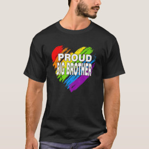 Camiseta Orgulhoso Irmão Grande Lgbt Orgulho gay do Arco-Ír