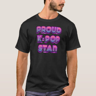 Camiseta Orgulhoso K Pop Music Stan Fan Premium