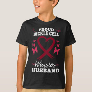 Camiseta Orgulhoso Marido Guerreiro da Célula Falciforme Me