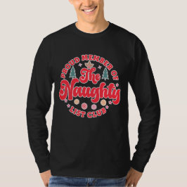 Camiseta Orgulhoso Membro Do Clube Da Lista Maldita, Natal