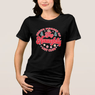 Camiseta Orgulhoso Membro Do Clube Da Lista Maldita, Natal