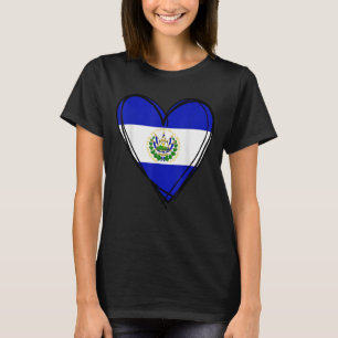 Camiseta Orgulhoso Menino Salvadorenho Meu Olá Bandeira de 