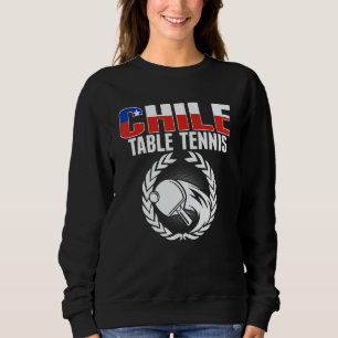 Camiseta Orgulhoso Mesa Tênis Chile Suporte Ping Pong Chi