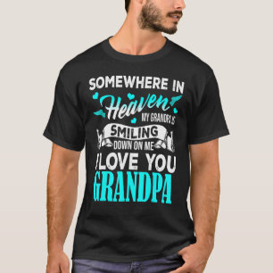 Camiseta Orgulhoso Meu Avô No Céu Feliz Dia do Pai Orgulhos