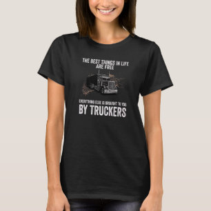 Camiseta Orgulhoso Motorista de Caminhão Citação Agradecime