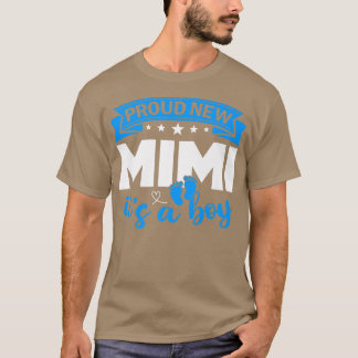 Camiseta Orgulhoso Novo Mimi É um Menino Sexo Revela Homens