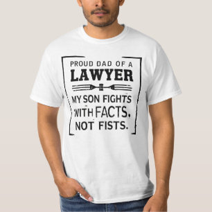 Camiseta Orgulhoso Pai Advogado – Meu Filho Luta com Fatos