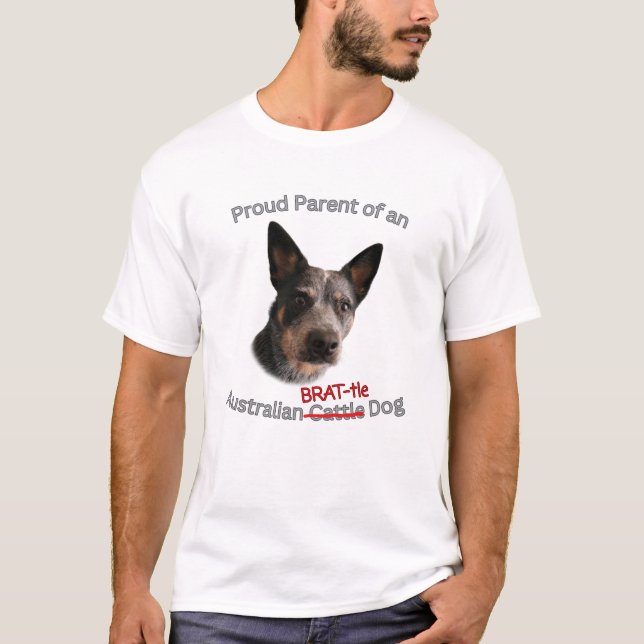Camiseta Orgulhoso Pai da Greve de Cachorro do Bando Austra (Frente)