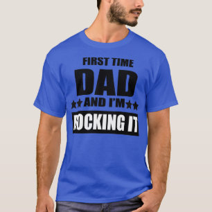 Camiseta Orgulhoso pai da primeira vez e eu estou balançand