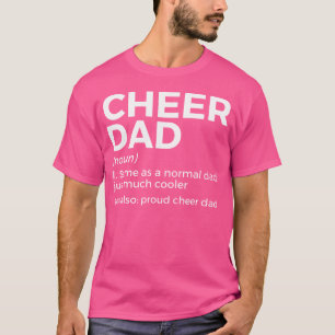 Camiseta Orgulhoso Pai de Cheer Definição Cheerleading