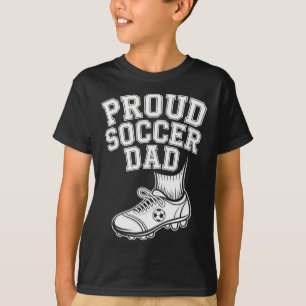 Camiseta Orgulhoso Pai de Futebol Torcedor Alegre Para os P
