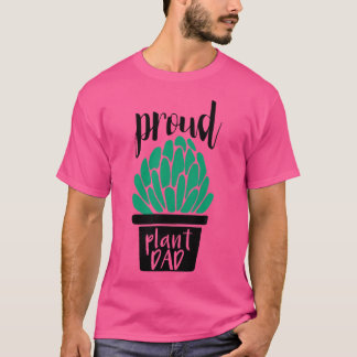Camiseta Orgulhoso Pai de Planta Jardinagem e Suculenta