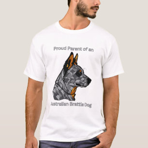 Camiseta Orgulhoso Pai de um Cachorro de Bovinos Australian