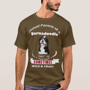 Camiseta Orgulhoso pai de um cão bernadoodle