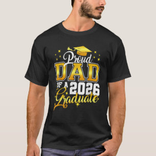 Camiseta Orgulhoso pai de um graduado da turma de 2026 seni