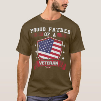Camiseta Orgulhoso Pai De Um Veterano T Para Pai Militar