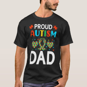 Camiseta Orgulhoso Pai do Autismo Quebra-cabeça