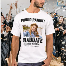 Camiseta Orgulhoso Pai/Mãe de um Graduado Graduação