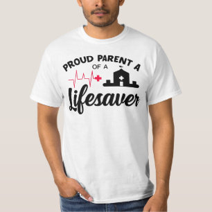 Camiseta Orgulhoso Pai/Mãe de um Salvador